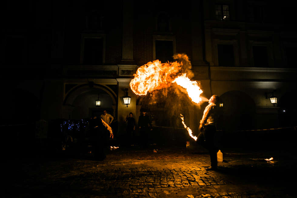  Ferie w Zamościu: Lodowisko i fireshow (zdjęcie 2) - Autor: Kazimierz Chmiel