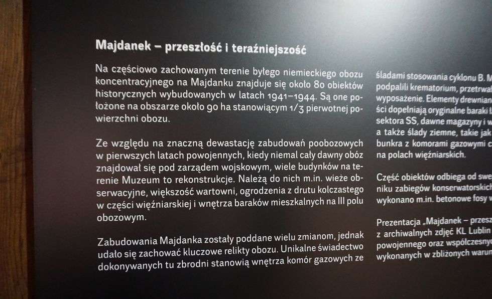  <p>Wystawa Majdanek Przeszłość i teraźniejszość</p>