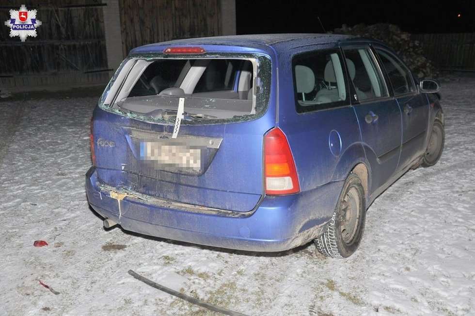  Wypadek w Salominie   - Autor: Policja