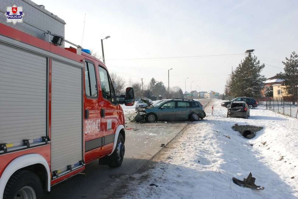  Wypadek na drodze nr 849  (zdjęcie 2) - Autor: Policja
