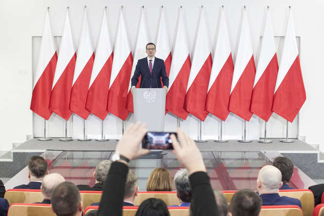Premier Mateusz Morawiecki w Chełmie - Autor: Jacek Szydłowski