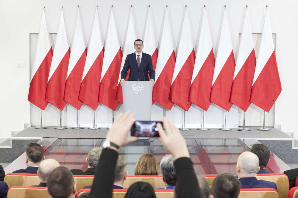  Premier Mateusz Morawiecki w Chełmie (zdjęcie 1) - Autor: Jacek Szydłowski