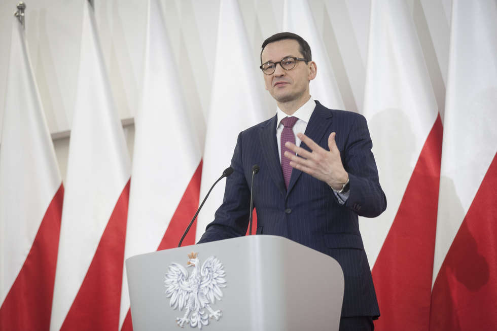  Premier Mateusz Morawiecki w Chełmie (zdjęcie 3) - Autor: Jacek Szydłowski