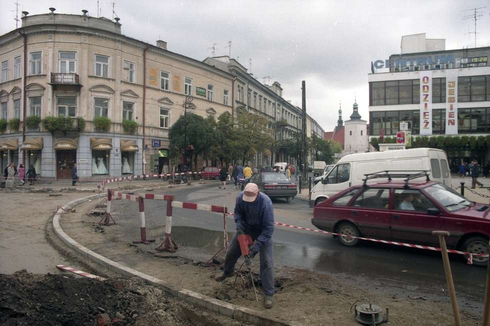  Lublin: Przebudowa deptaka w 1996 roku  - Autor: Jacek Mirosław