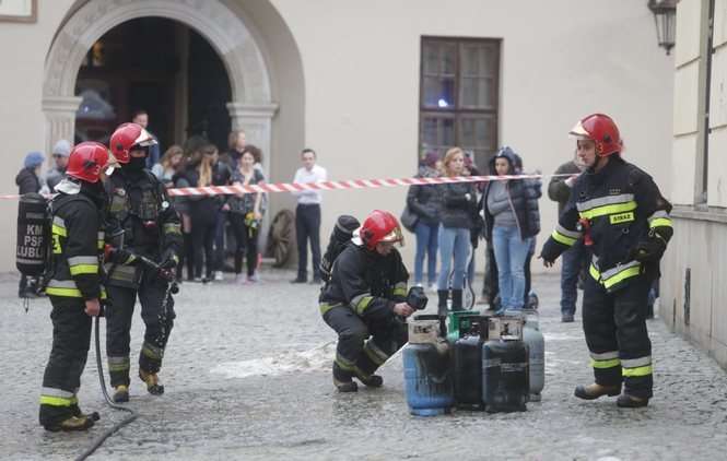 Pożar w restauracji na Starym Mieście