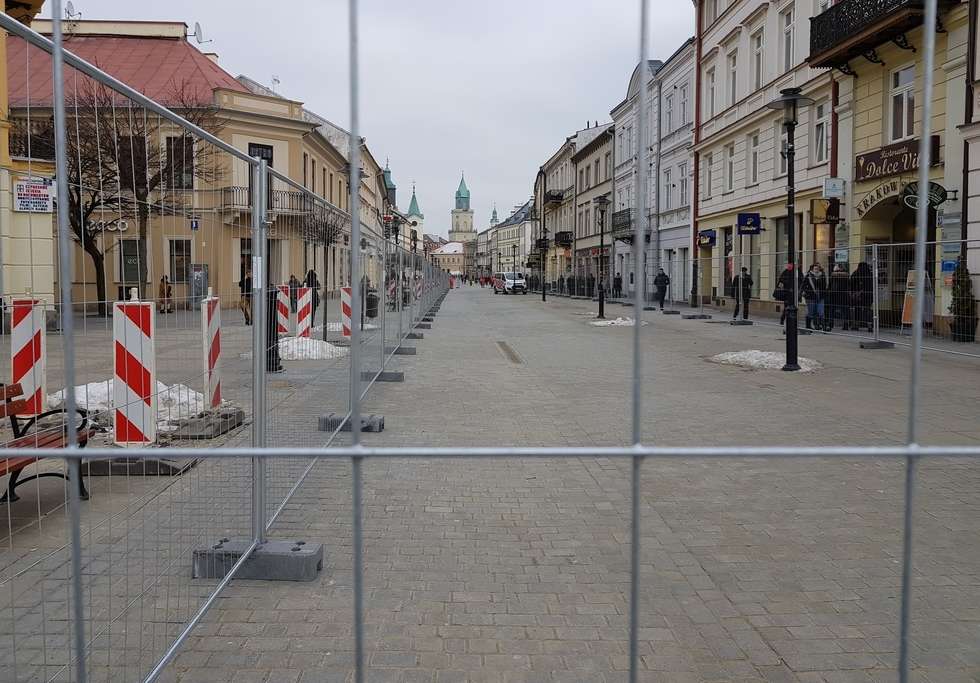  Deptak w Lublinie odgrodzony. Będzie przebudowa  - Autor: Łukasz Dudkowski