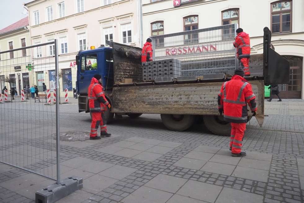  Deptak w Lublinie odgrodzony. Będzie przebudowa (zdjęcie 2) - Autor: Wojciech Nieśpiałowski