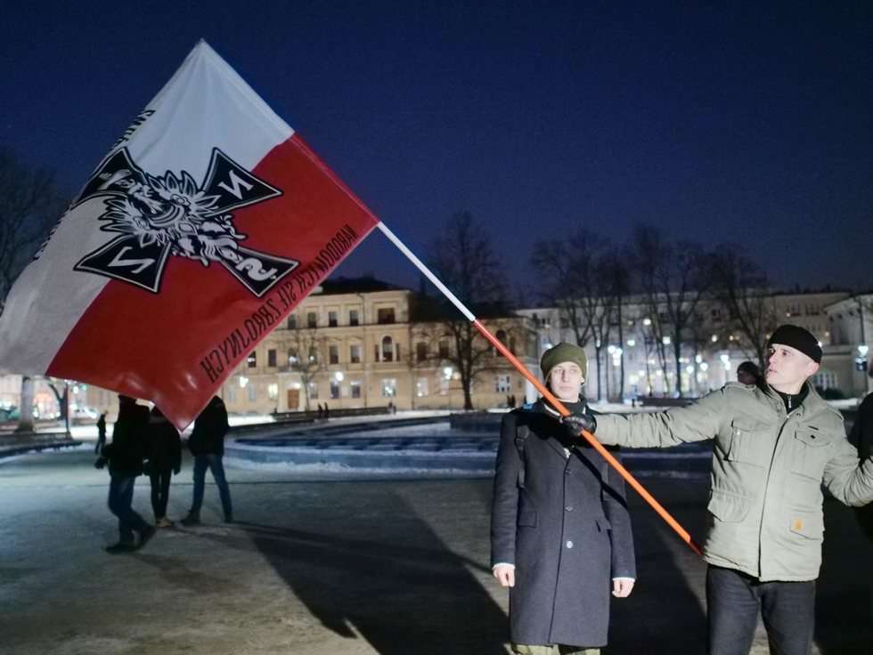  Narodowy Dzień Pamięci Żołnierzy Wyklętych: marsz ONR w Lublinie (zdjęcie 5) - Autor: Maciej Kaczanowski
