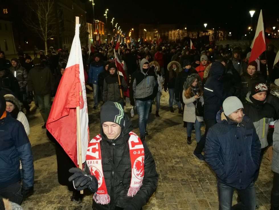  Narodowy Dzień Pamięci Żołnierzy Wyklętych: marsz ONR w Lublinie (zdjęcie 21) - Autor: Maciej Kaczanowski