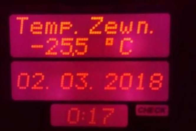 Mróz w Lubelskiem, termometry pokazały -20 stopni