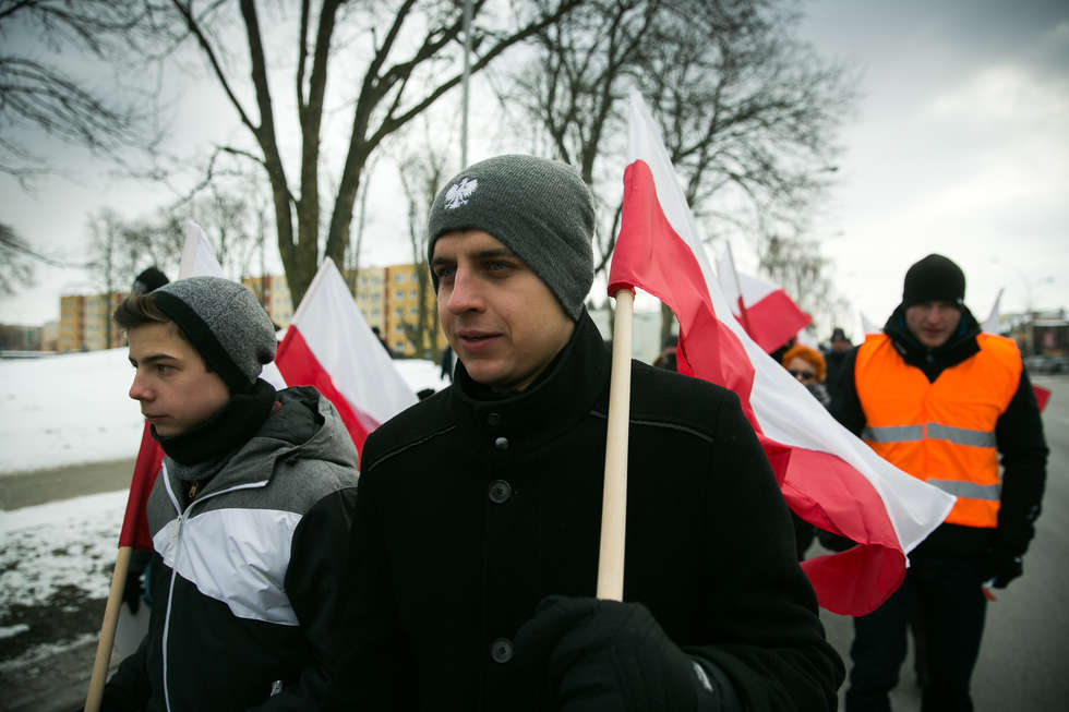  Marsz Pamięci Żołnierzy Wyklętych w Zamościu (zdjęcie 17) - Autor: Kazimierz Chmiel