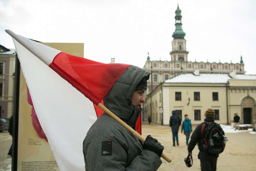  Marsz Pamięci Żołnierzy Wyklętych w Zamościu (zdjęcie 1) - Autor: Kazimierz Chmiel
