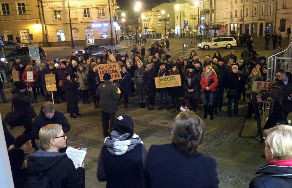  Strajk kobiet i pikieta Pro Life (zdjęcie 6) - Autor: Wojciech Nieśpiałowski
