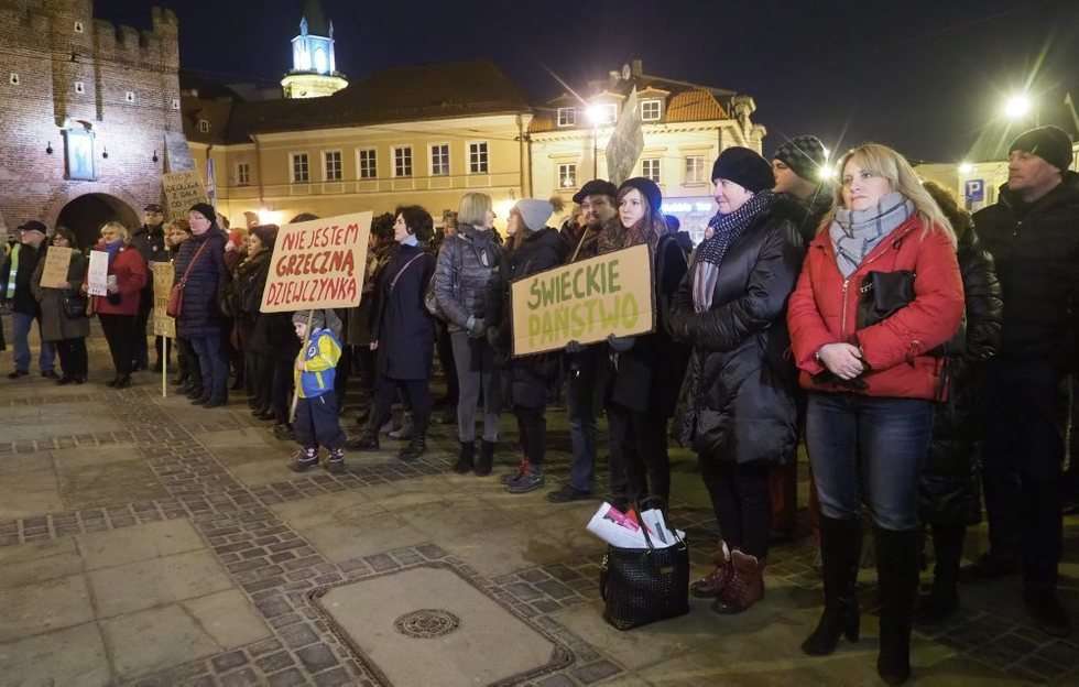  Strajk kobiet i pikieta Pro Life (zdjęcie 10) - Autor: Wojciech Nieśpiałowski