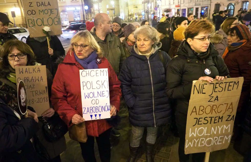  Strajk kobiet i pikieta Pro Life (zdjęcie 3) - Autor: Wojciech Nieśpiałowski