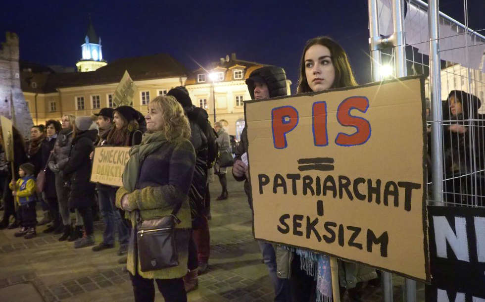  Strajk kobiet i pikieta Pro Life (zdjęcie 11) - Autor: Wojciech Nieśpiałowski