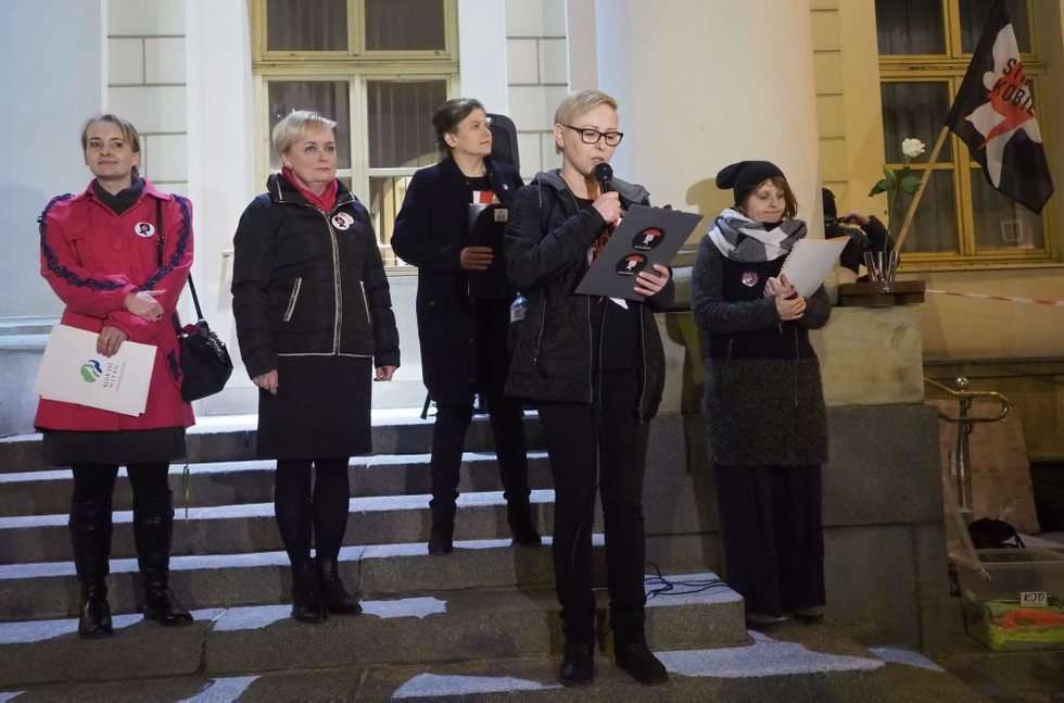  Strajk kobiet i pikieta Pro Life (zdjęcie 5) - Autor: Wojciech Nieśpiałowski
