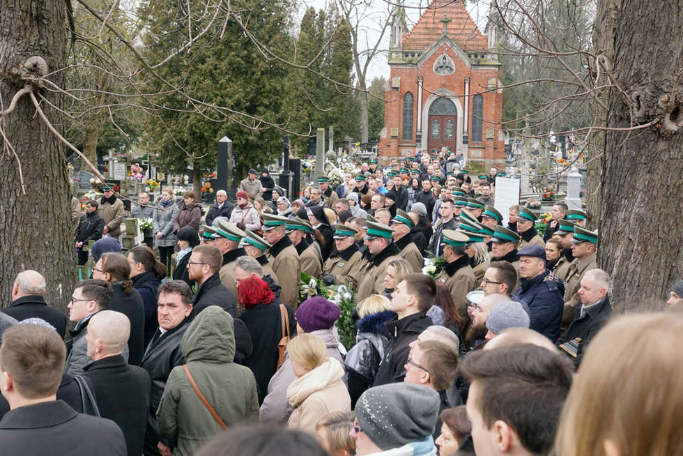  Pogrzeb strażnika granicznego w Chełmie (zdjęcie 3) - Autor: Paweł Klajnert