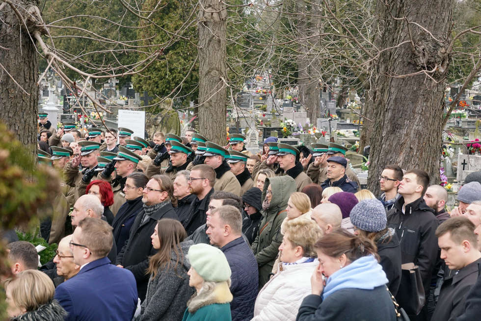  Pogrzeb strażnika granicznego w Chełmie (zdjęcie 6) - Autor: Paweł Klajnert