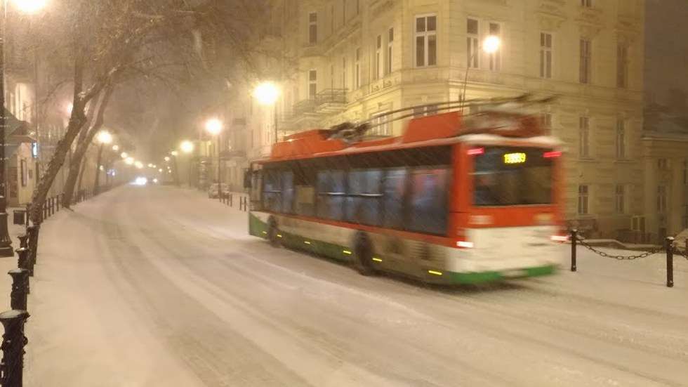  <p>Ulice Lublina około godz. 21</p>