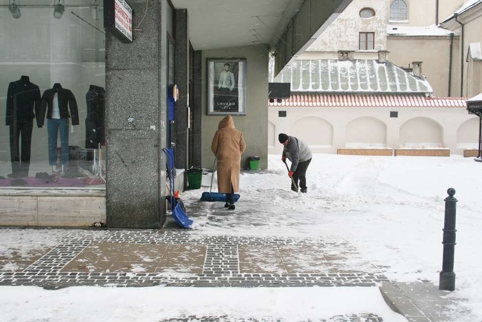  Atak zimy w Lublinie (zdjęcie 24) - Autor: Paweł Buczkowski