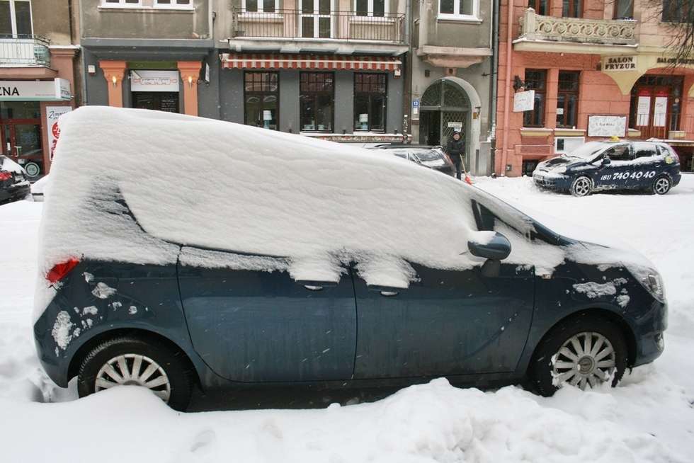  Atak zimy w Lublinie (zdjęcie 19) - Autor: Paweł Buczkowski