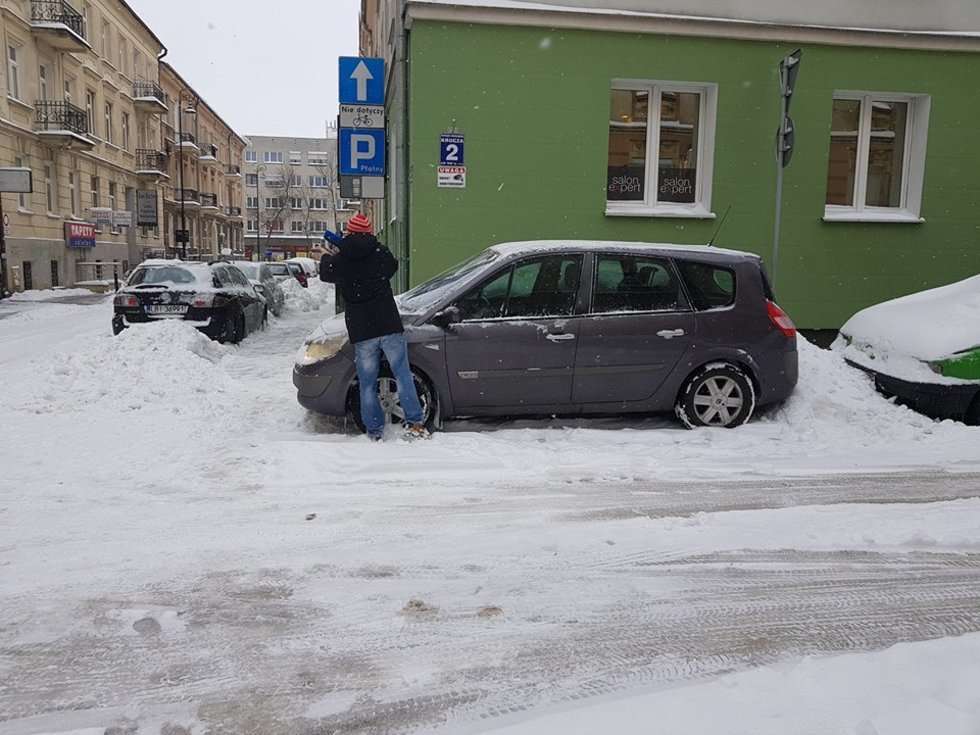  Atak zimy w Lublinie (zdjęcie 10) - Autor: Łukasz Dudkowski