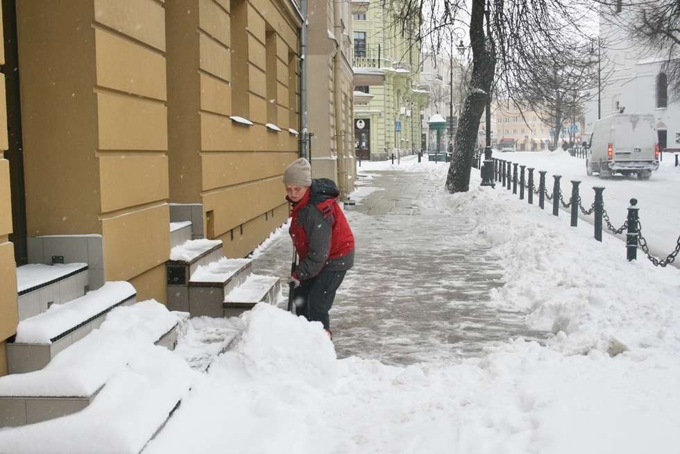  Atak zimy w Lublinie (zdjęcie 23) - Autor: Paweł Buczkowski