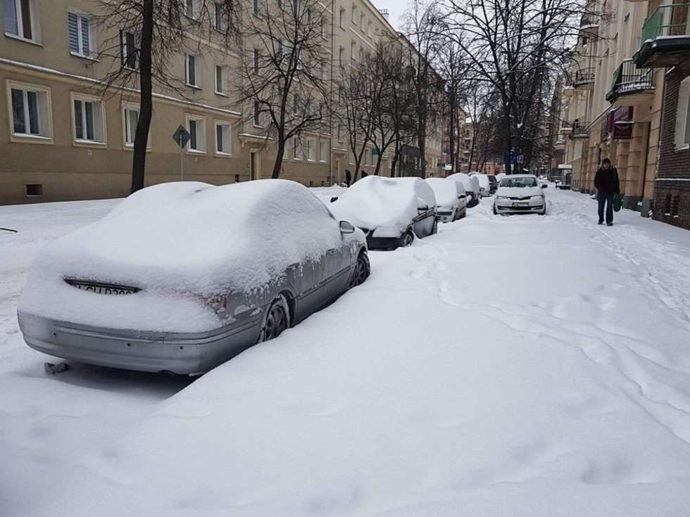  Atak zimy w Lublinie (zdjęcie 2) - Autor: Łukasz Dudkowski