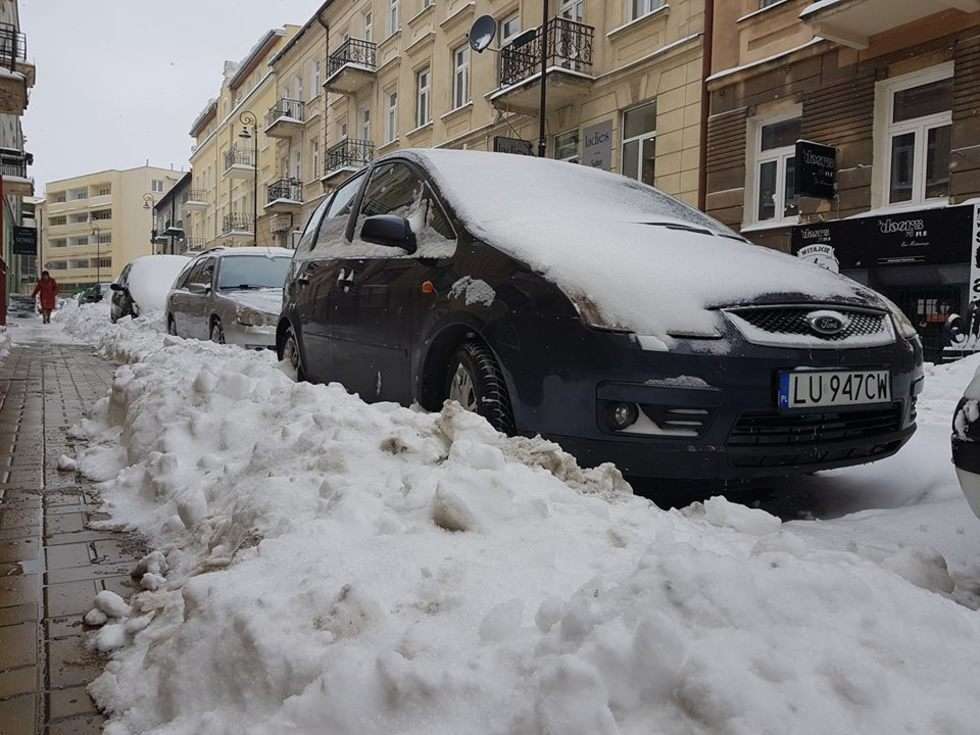  Atak zimy w Lublinie (zdjęcie 9) - Autor: Łukasz Dudkowski