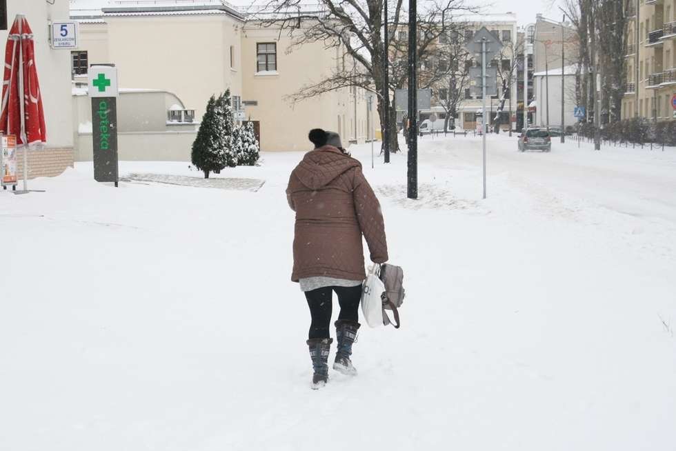  Atak zimy w Lublinie (zdjęcie 18) - Autor: Paweł Buczkowski