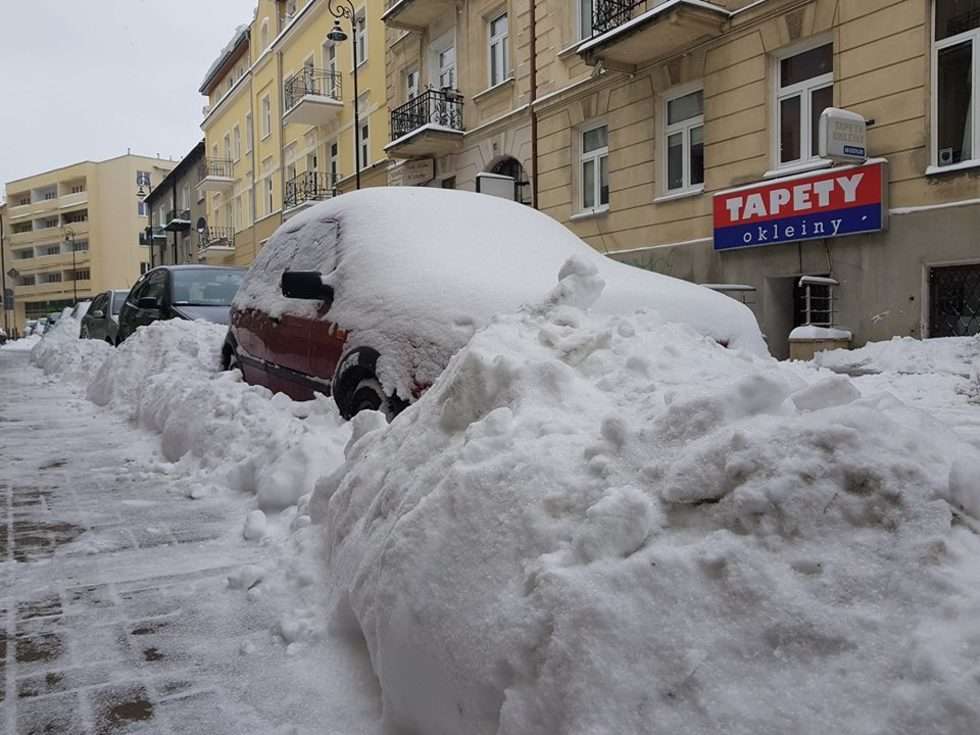  Atak zimy w Lublinie (zdjęcie 8) - Autor: Łukasz Dudkowski