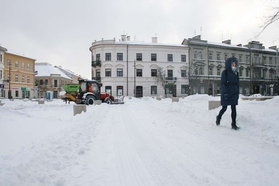  Atak zimy w Lublinie (zdjęcie 28) - Autor: Paweł Buczkowski