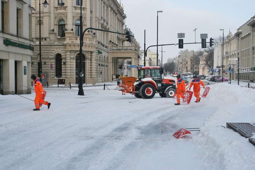  Atak zimy w Lublinie (zdjęcie 26) - Autor: Paweł Buczkowski