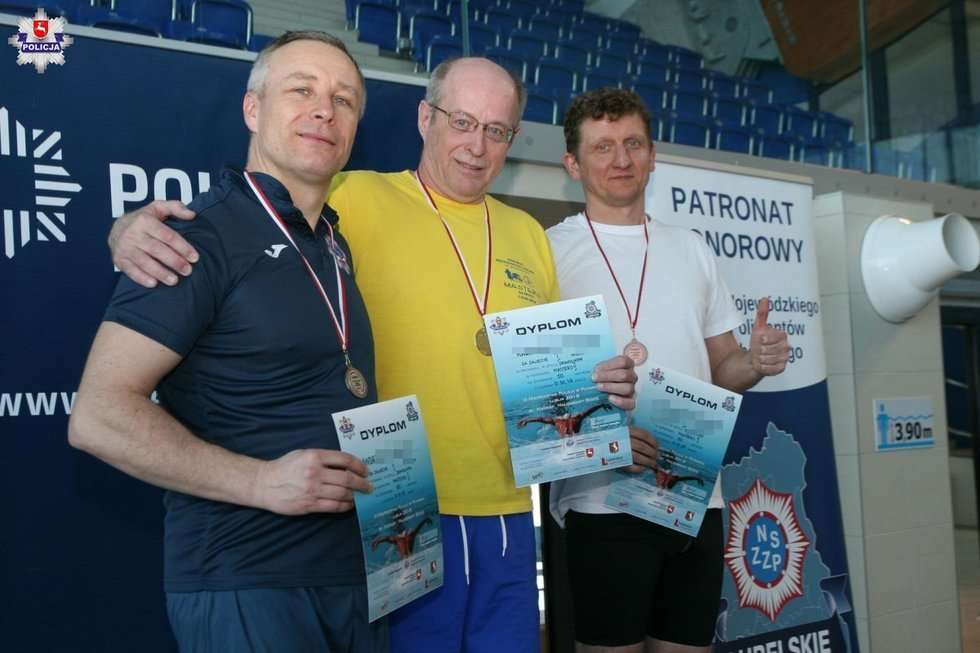  Mistrzostwa policji w pływaniu (zdjęcie 18) - Autor: KWP Lublin
