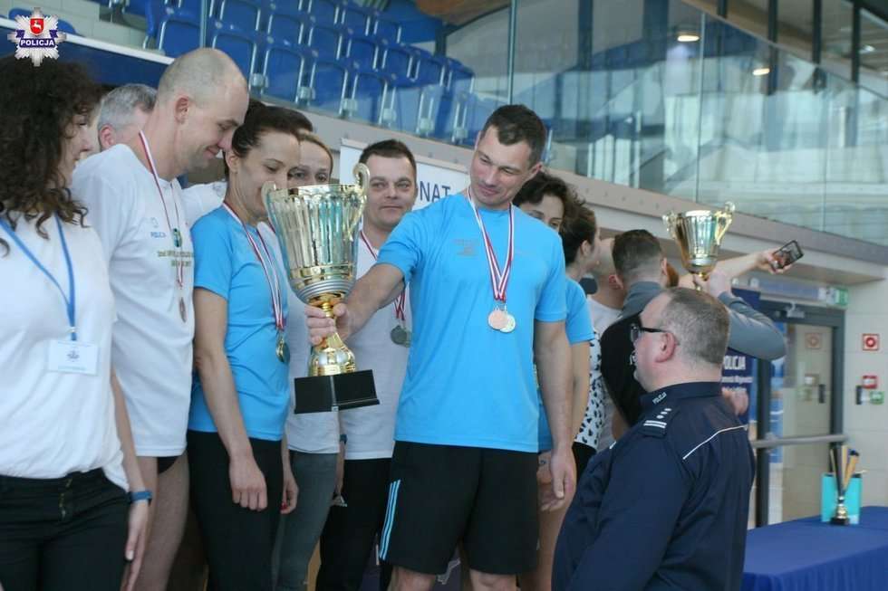  Mistrzostwa policji w pływaniu (zdjęcie 8) - Autor: KWP Lublin