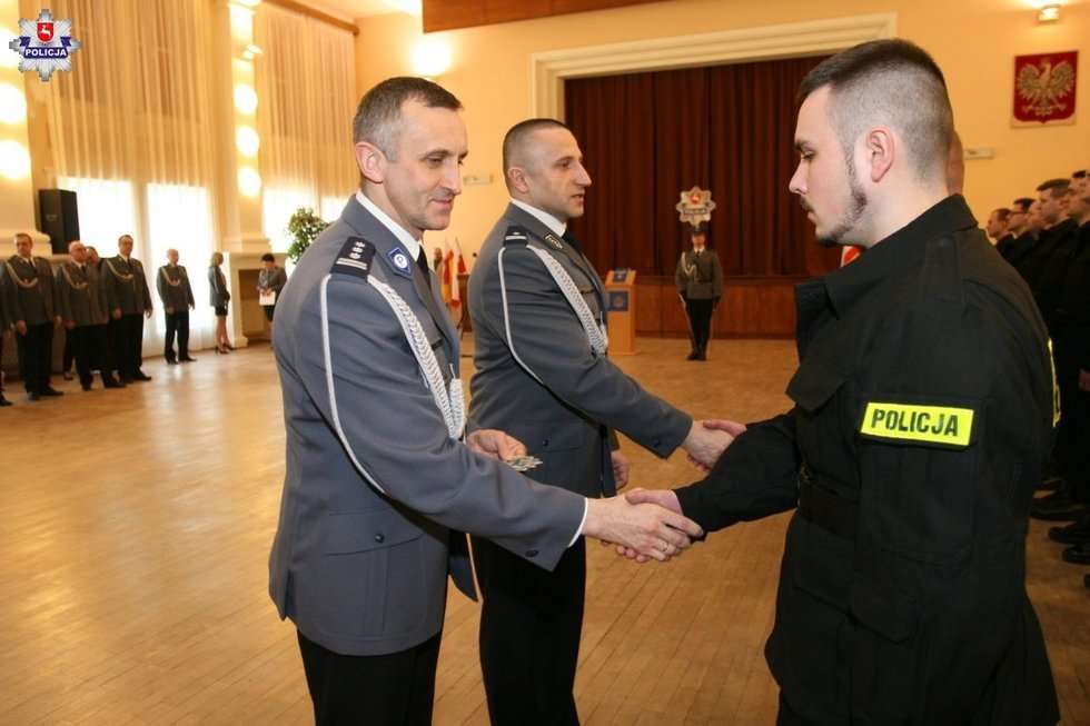  Ślubowanie policjantów w Lublinie (zdjęcie 6) - Autor: Policja