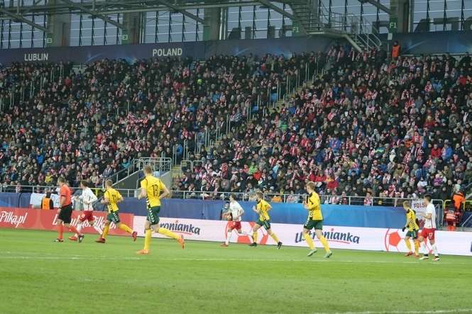 Mecz Polska - Litwa U21 na Arenie Lublin