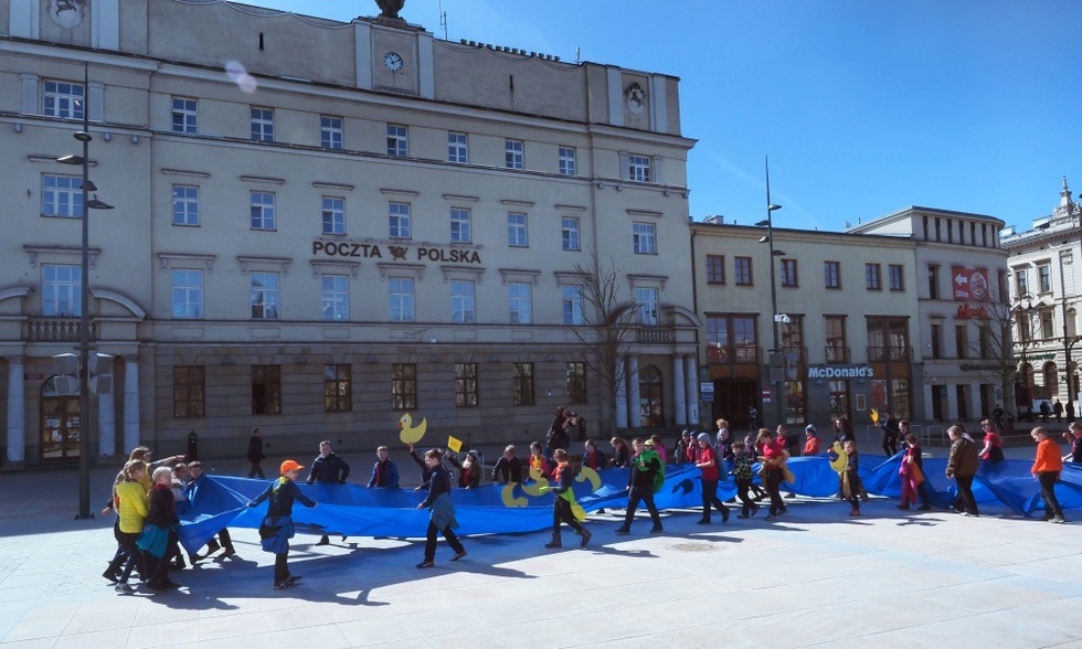  Wyścig kaczek w Lublinie. Akcja promocyjna (zdjęcie 13) - Autor: Wojciech Nieśpiałowski