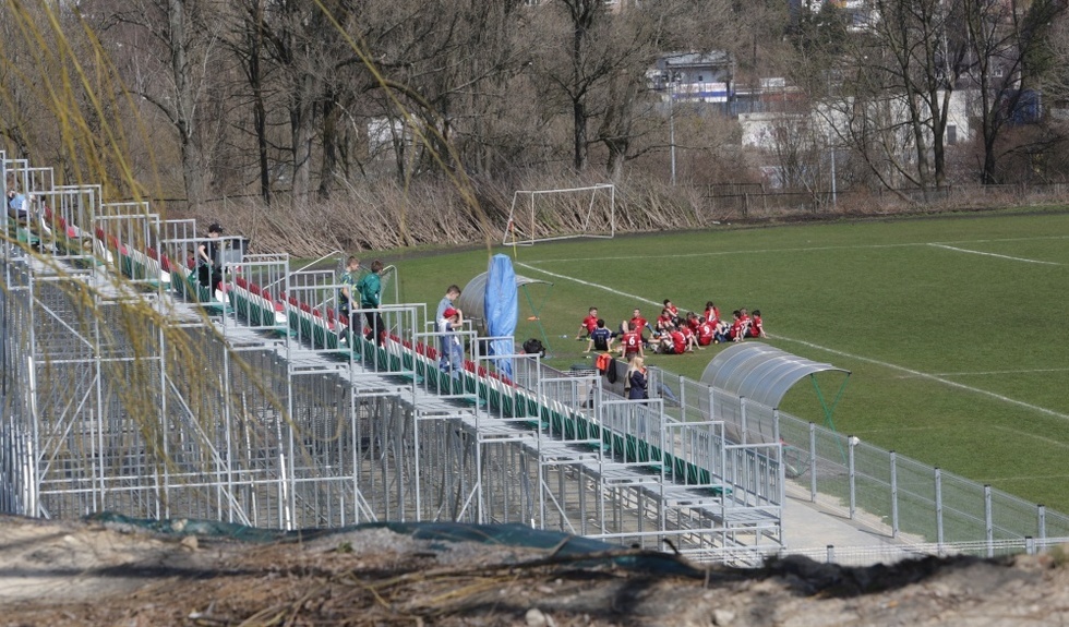 Stadion Lublinianki w przebudowie (zdjęcie 1) - Autor: Wojciech Nieśpiałowski