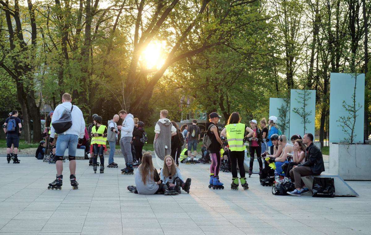  NightSkating Lublin  (zdjęcie 1) - Autor: Maciej Kaczanowski 