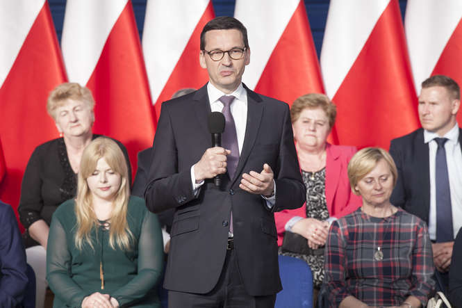  Mateusz Morawiecki w Łukowie (zdjęcie 1) - Autor: Jacek Szydłowski