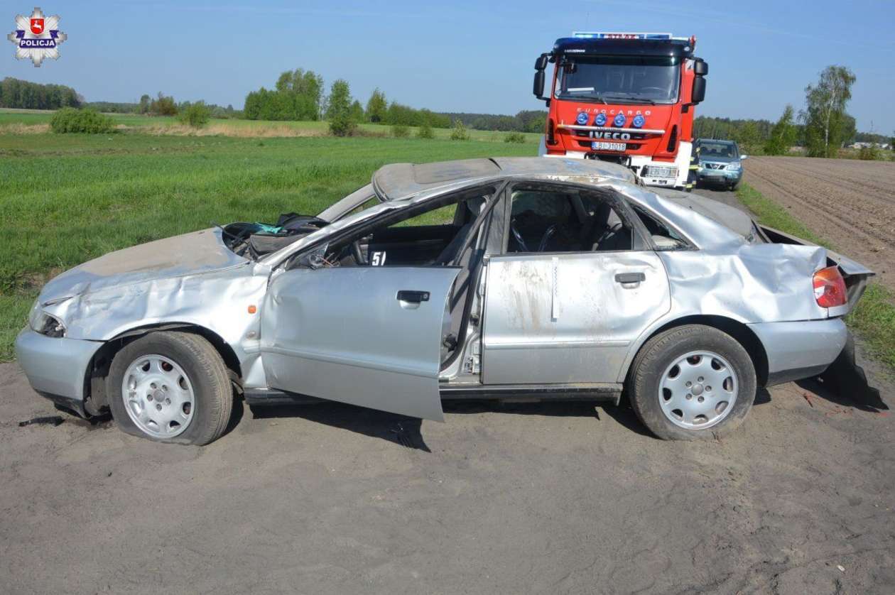  <p>Wypadek w Łomazach (powiat bialski).</p>