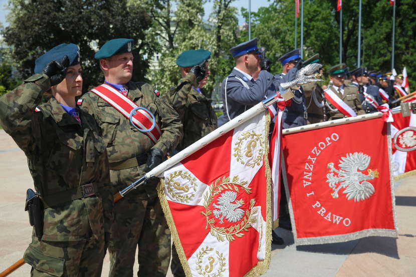 Narodowy Dzień Zwycięstwa. Uroczystość na pl. Litewskim w Lublinie