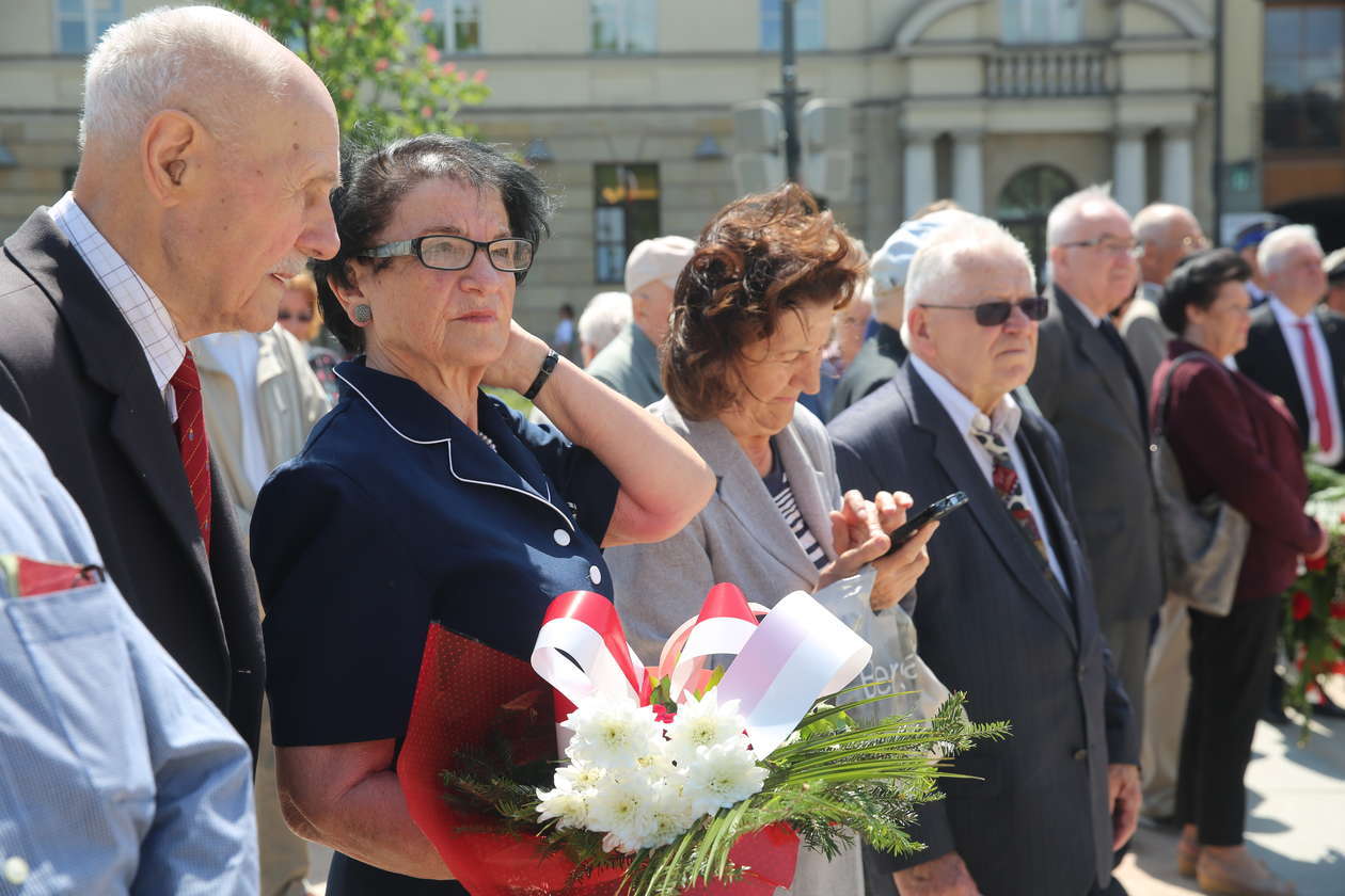  Narodowy Dzień Zwycięstwa. Uroczystość na pl. Litewskim w Lublinie (zdjęcie 5) - Autor: Łukasz Dudkowski