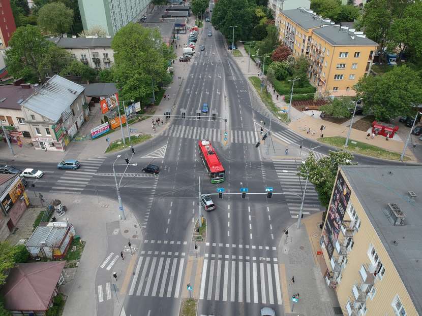 Sterowanie doświadczalne na skrzyżowaniu w centrum Lublina - Autor: Paweł Buczkowski