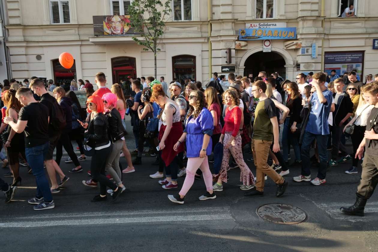  Juwenalia 2018 w Lublinie. Korowód studentów na ulicach miasta  (zdjęcie 37) - Autor: Maciej Kaczanowski