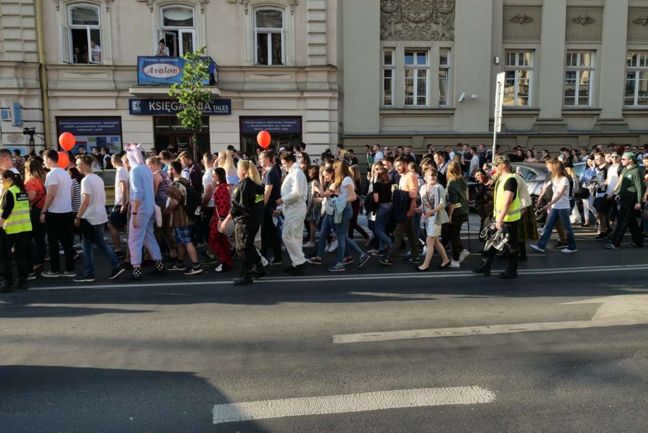  Juwenalia 2018 w Lublinie. Korowód studentów na ulicach miasta   - Autor: Maciej Kaczanowski