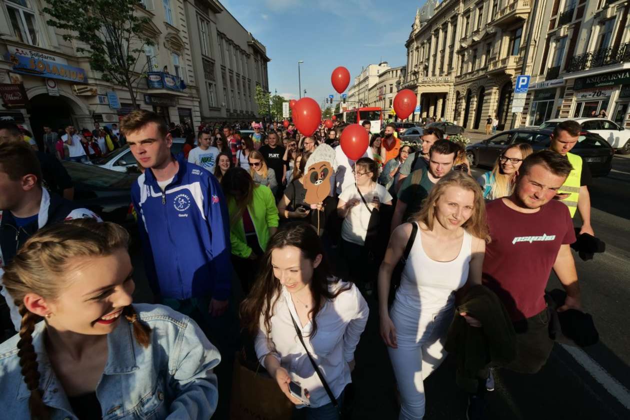  Juwenalia 2018 w Lublinie. Korowód studentów na ulicach miasta  (zdjęcie 34) - Autor: Maciej Kaczanowski