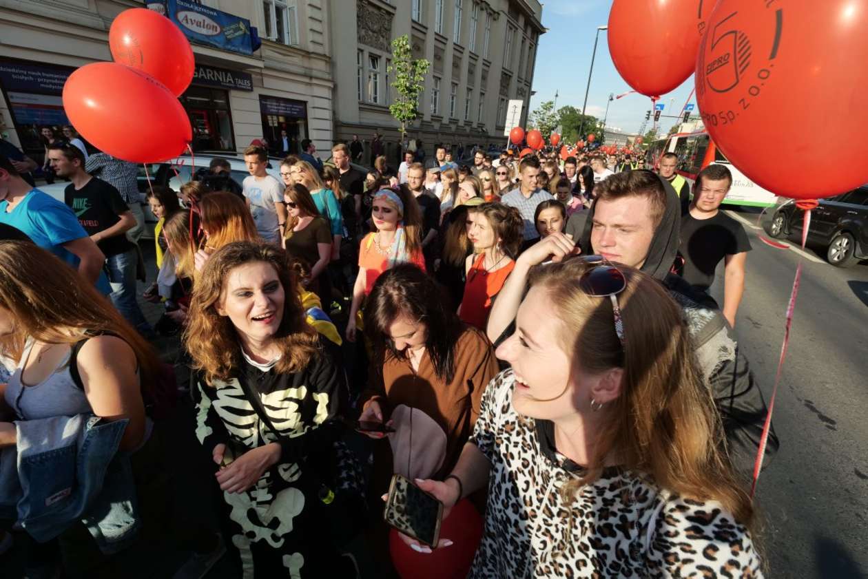  Juwenalia 2018 w Lublinie. Korowód studentów na ulicach miasta  (zdjęcie 18) - Autor: Maciej Kaczanowski